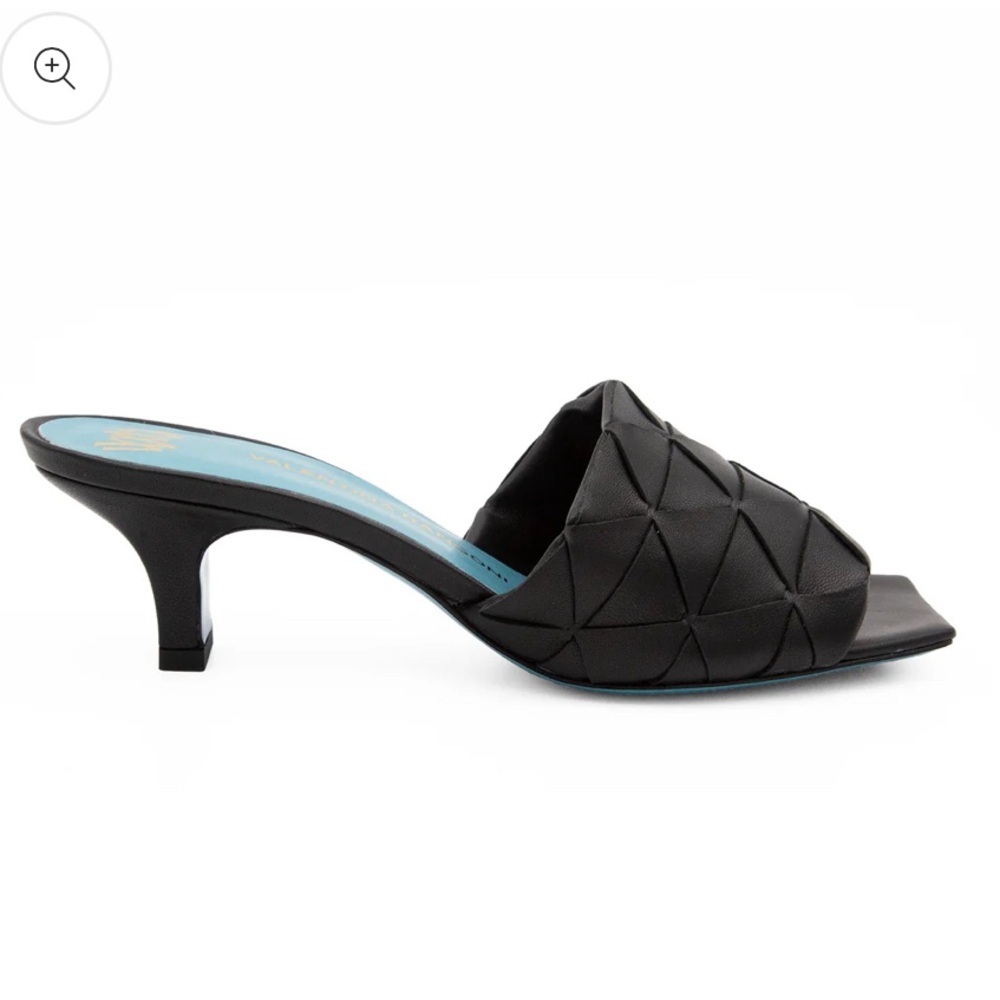 VALENTINA RANGONI Dino Slide Black Parmasoft Sz 37.5/38